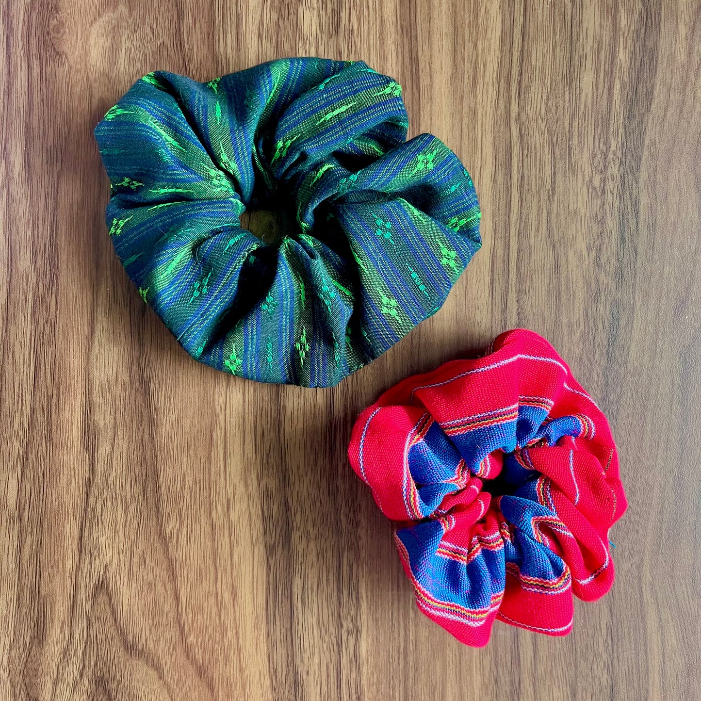 Thai Fabric Hair Scrunchies
