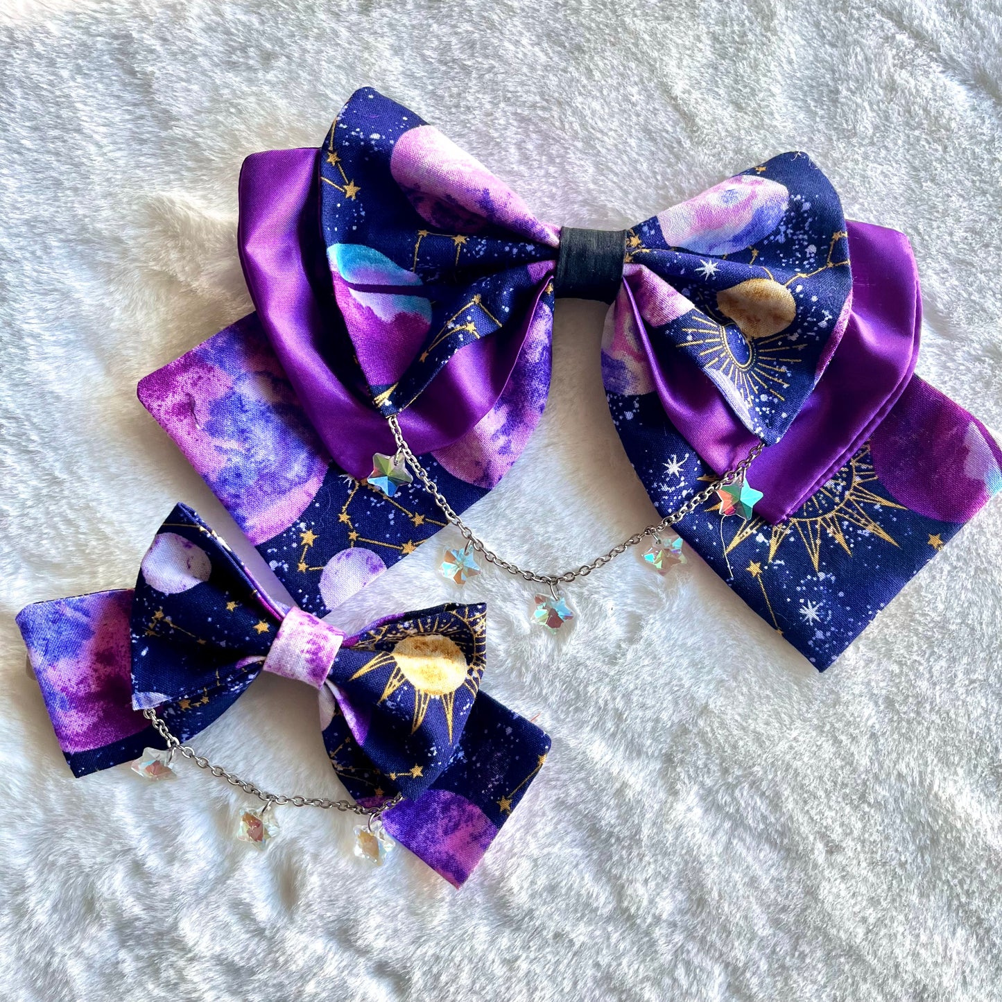 Glaxy Hair Bows