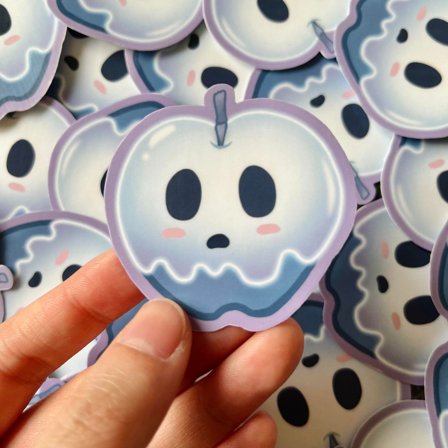 Ghost Apple Stickers