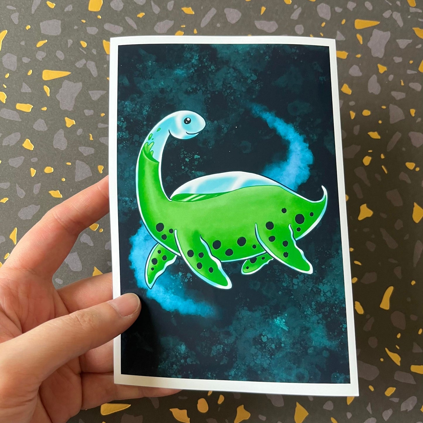 Bobasaurus Mini Art Print