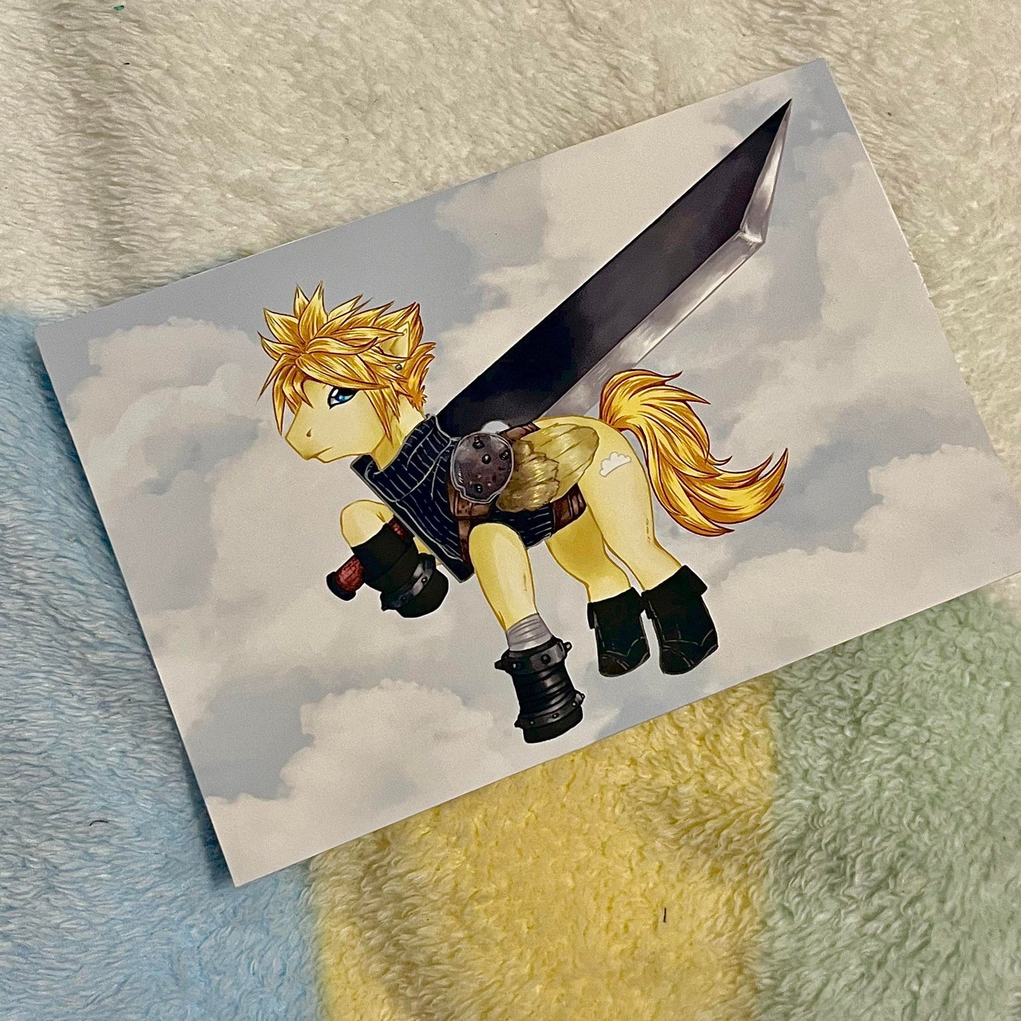 Pony Cloud Mini Art Print