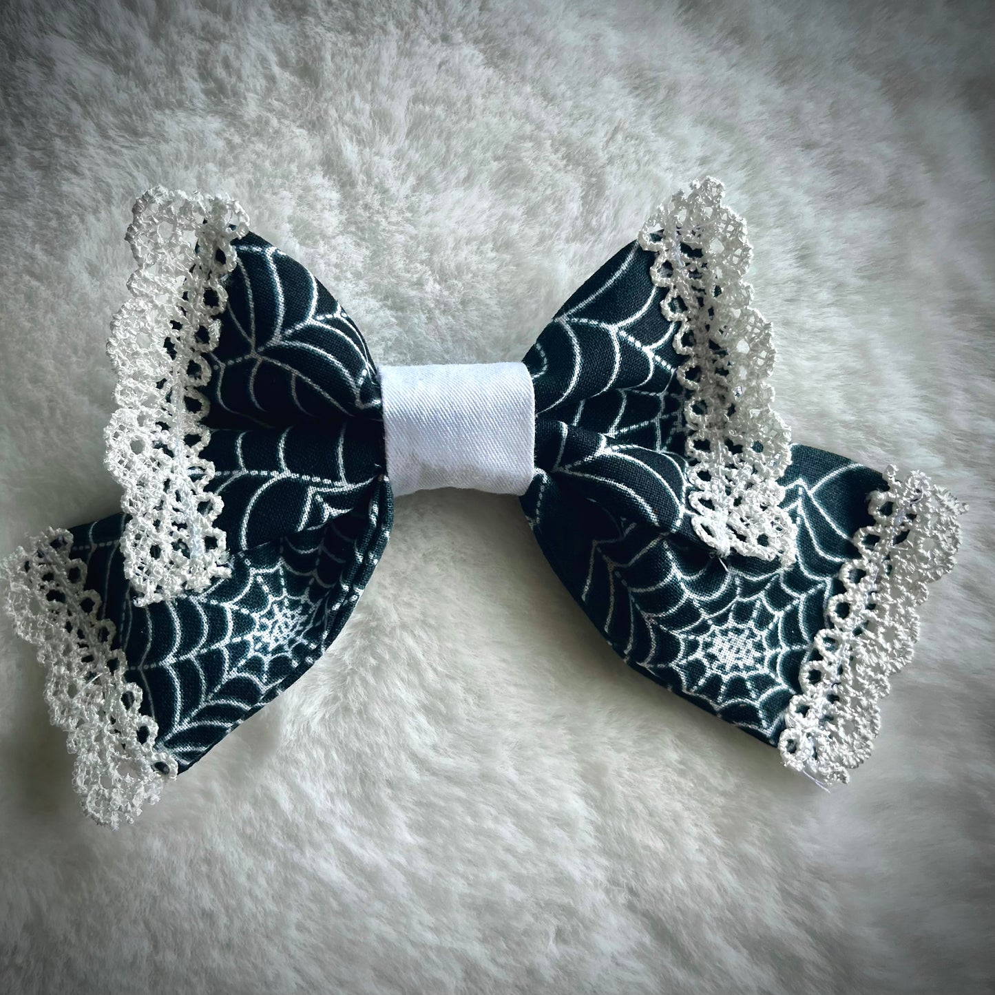 Spider Web Hair Bows