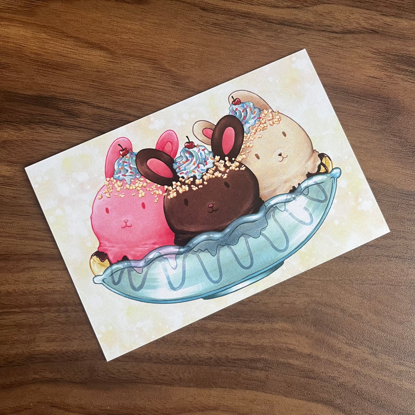 Bun-nanaSplit Mini Art Print
