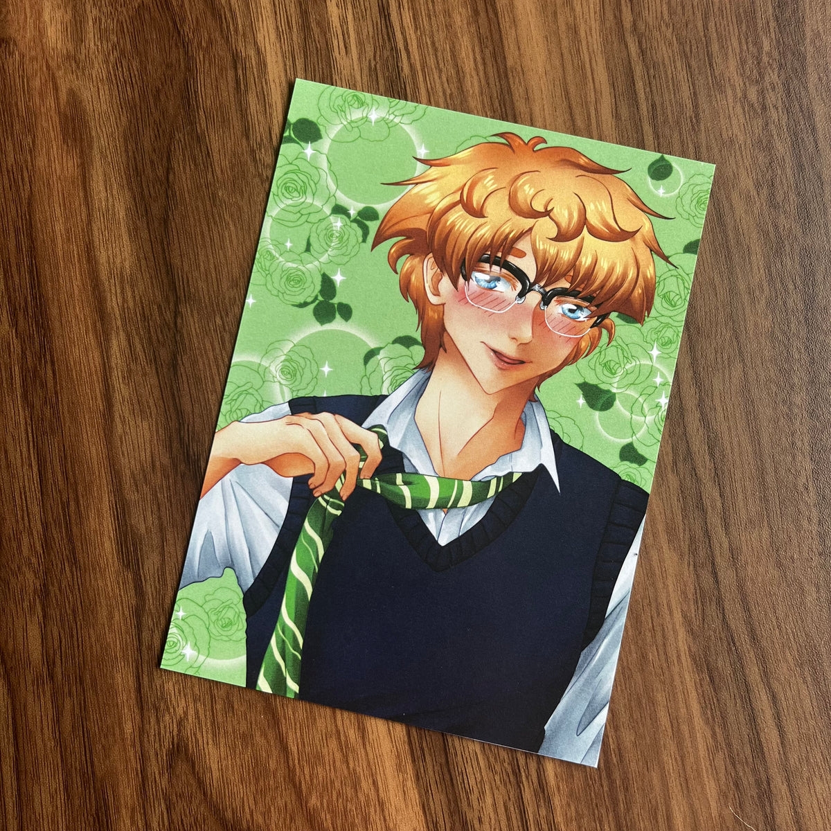 Dreamy Shojo Boy Art Print