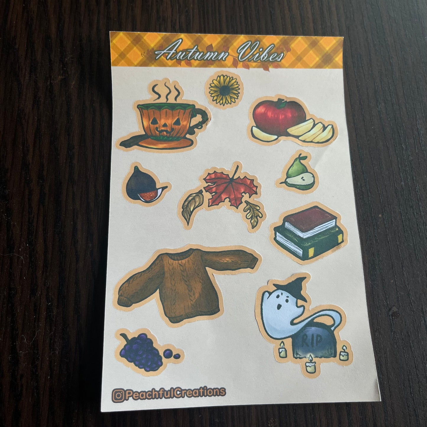 Autumn Vibes Sticker Sheet