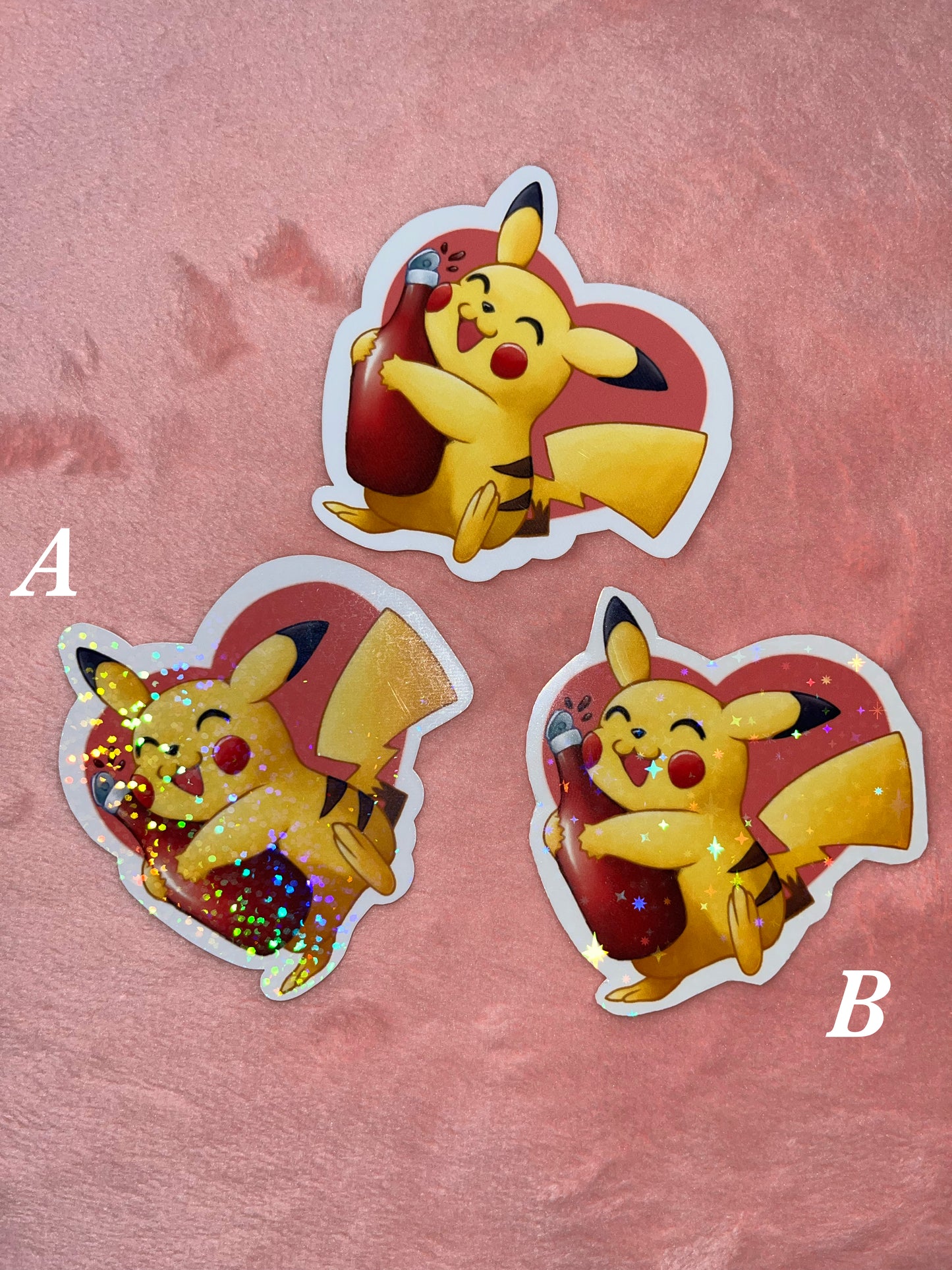 Pikachu Valentine Sticker