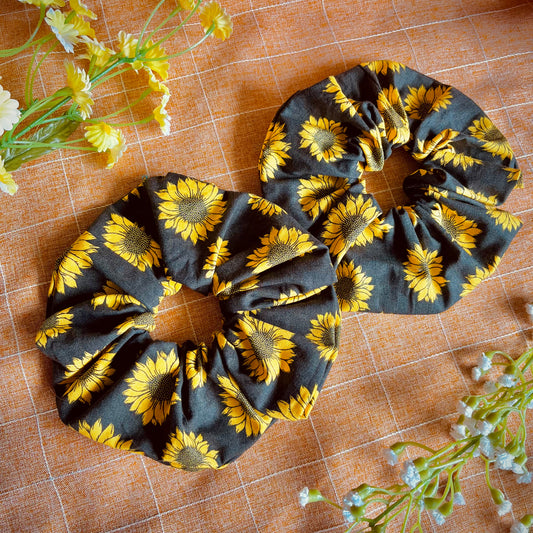 Sunflower Scrunchies