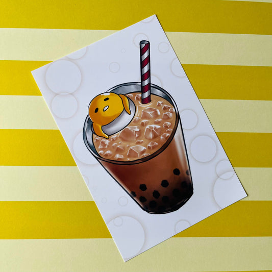 Gudetama Mini Art Print