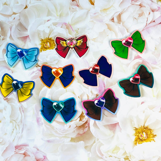 Sailor Scout Bow Stickers