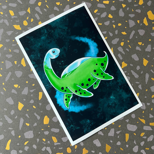 Bobasaurus Mini Art Print