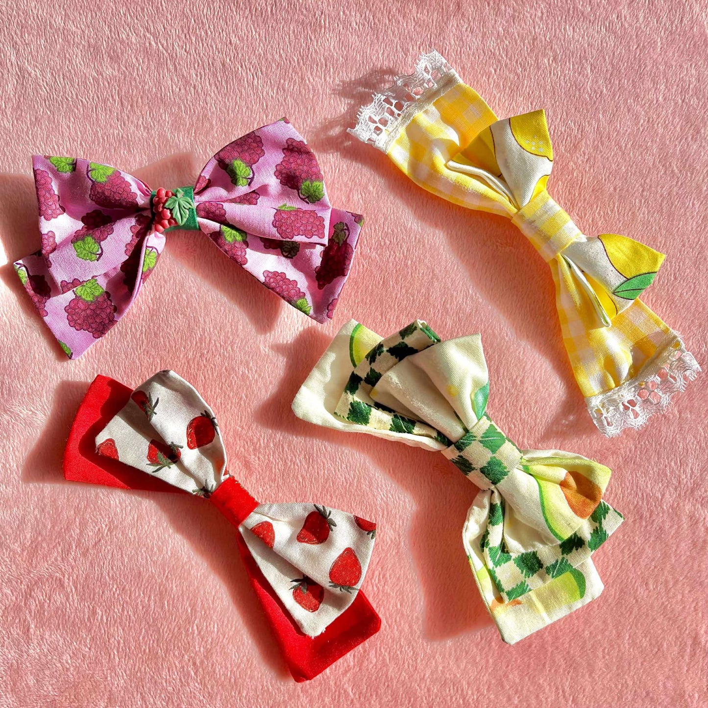 Fruity Hair Bows