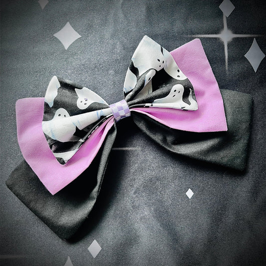 Lavendar Ghost Hair Bow