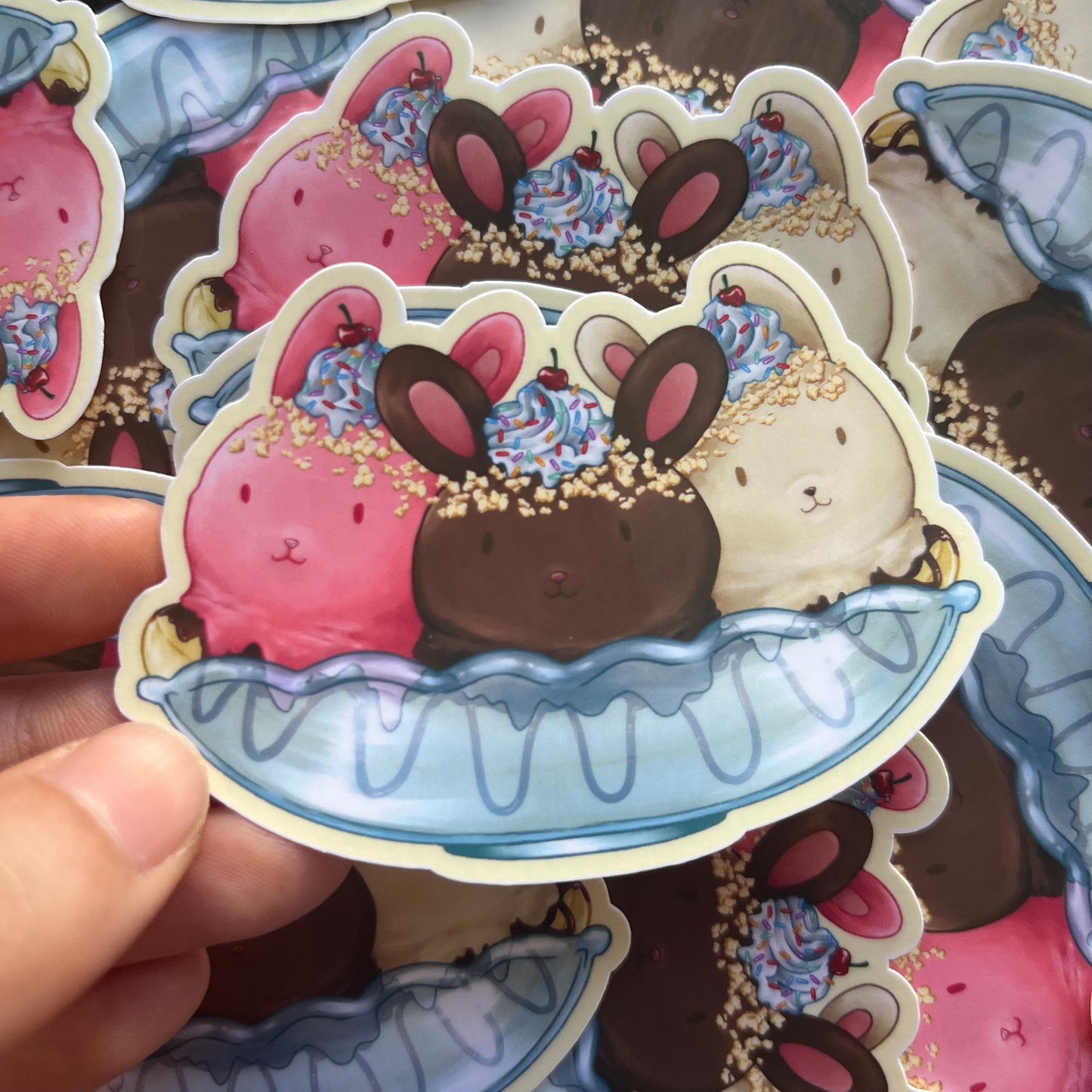 Bun-nanaSplit Sticker