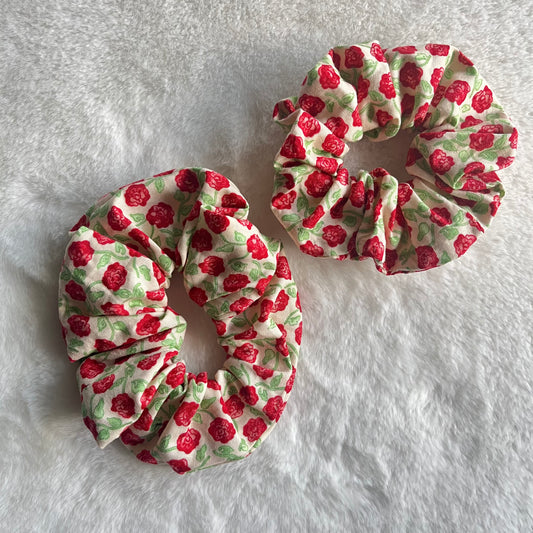 Cottagecore Rose Scrunchies