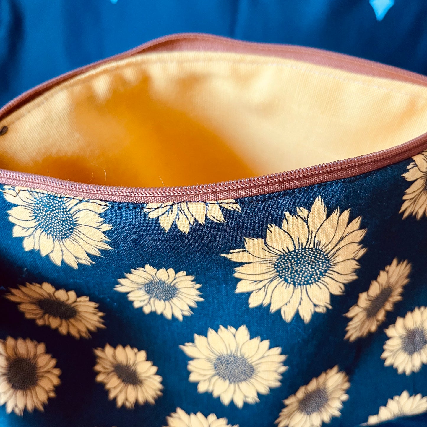 Sunflower Cosmetic Bag