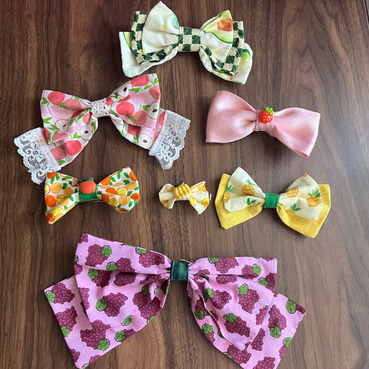 Fruity Hair Bows