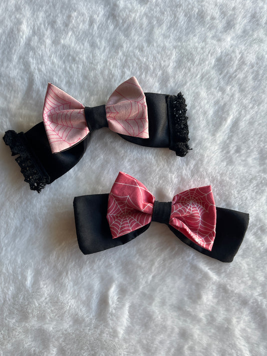 Spider Web Hair Bows