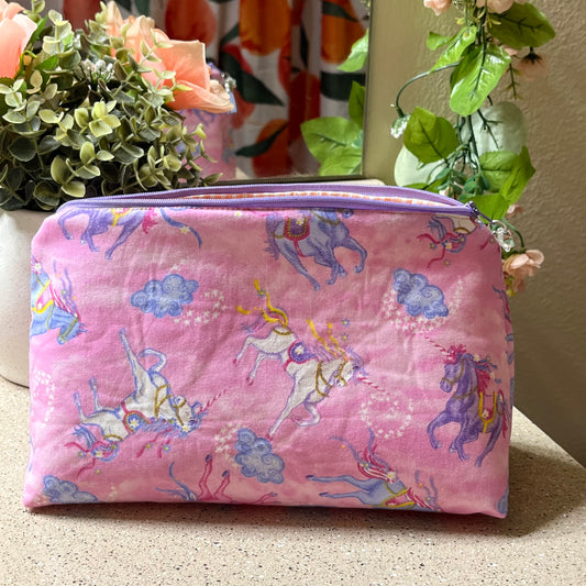 Pink Pony Cosmetic Bag