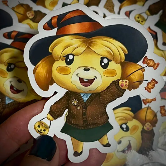 Cozy Autumn Isabelle Sticker