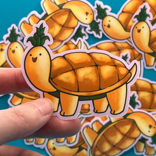 Pinaple Turtle Stickers – Peachful Creations